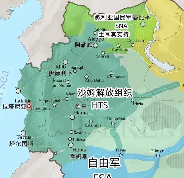 叙利亚内战全面爆发，政府军残部与HTS开战，俄罗斯的机会来了？