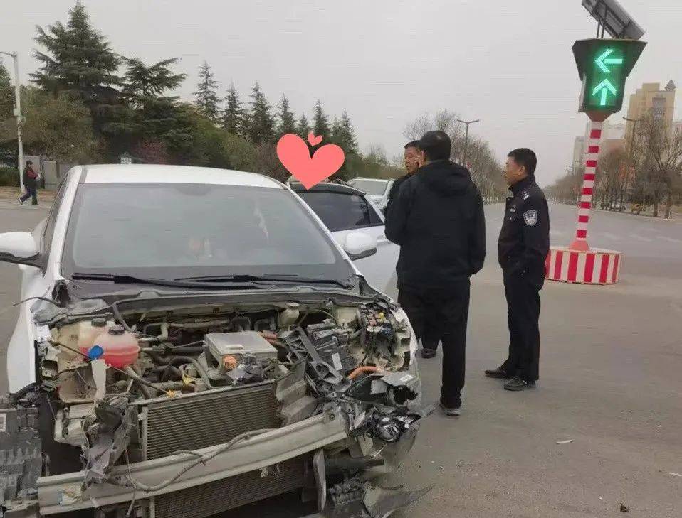 运城：一路口发生一起，幸好！